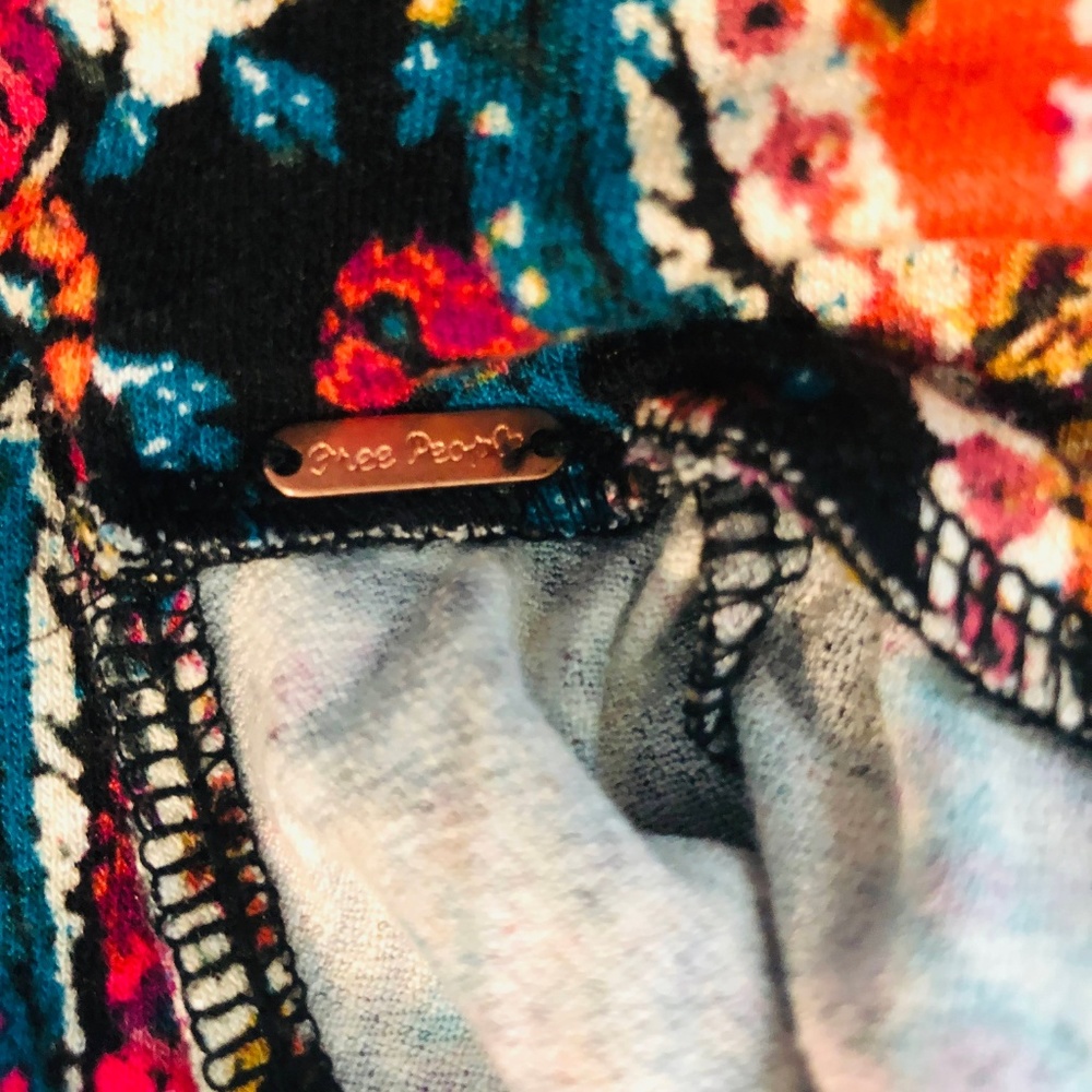 Free People All Dolled Up Paisley Turtleneck Dress - Picture 8 of 8